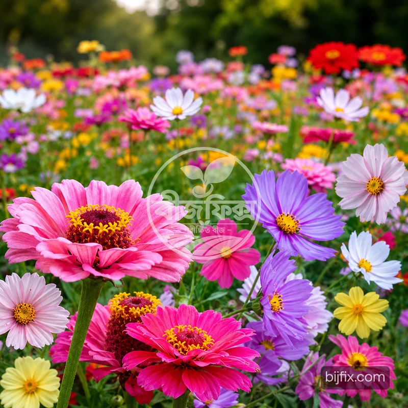 Multicolor বন্যফুলের মিশ্র বীজ